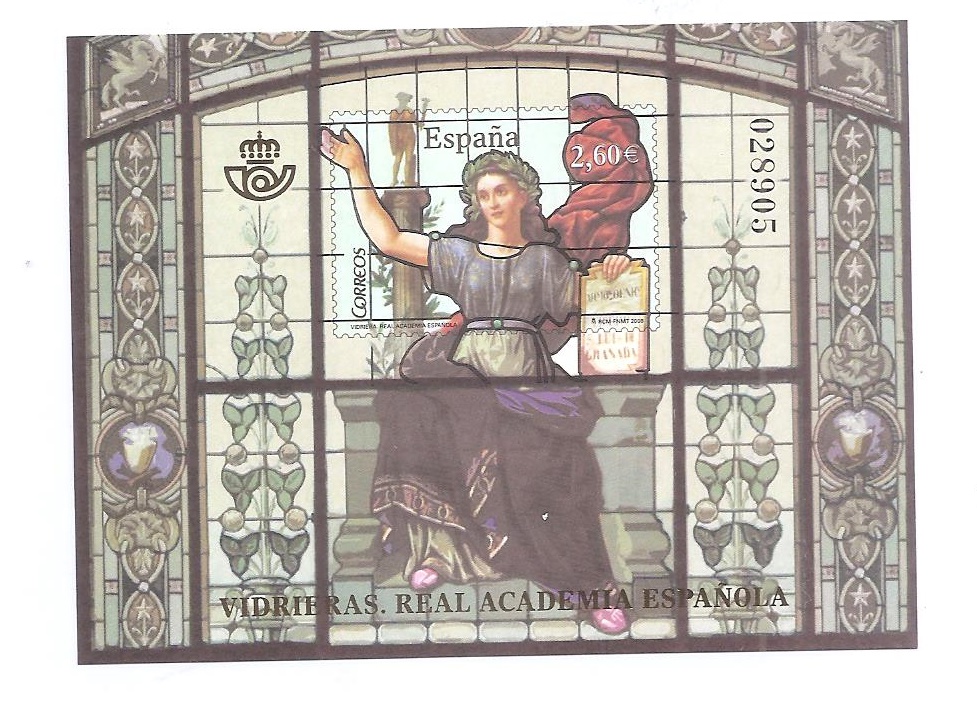 2008 VIDRIERAS REAL ACADEMIA ESPAÑOLA . PRUEBA Nº 97