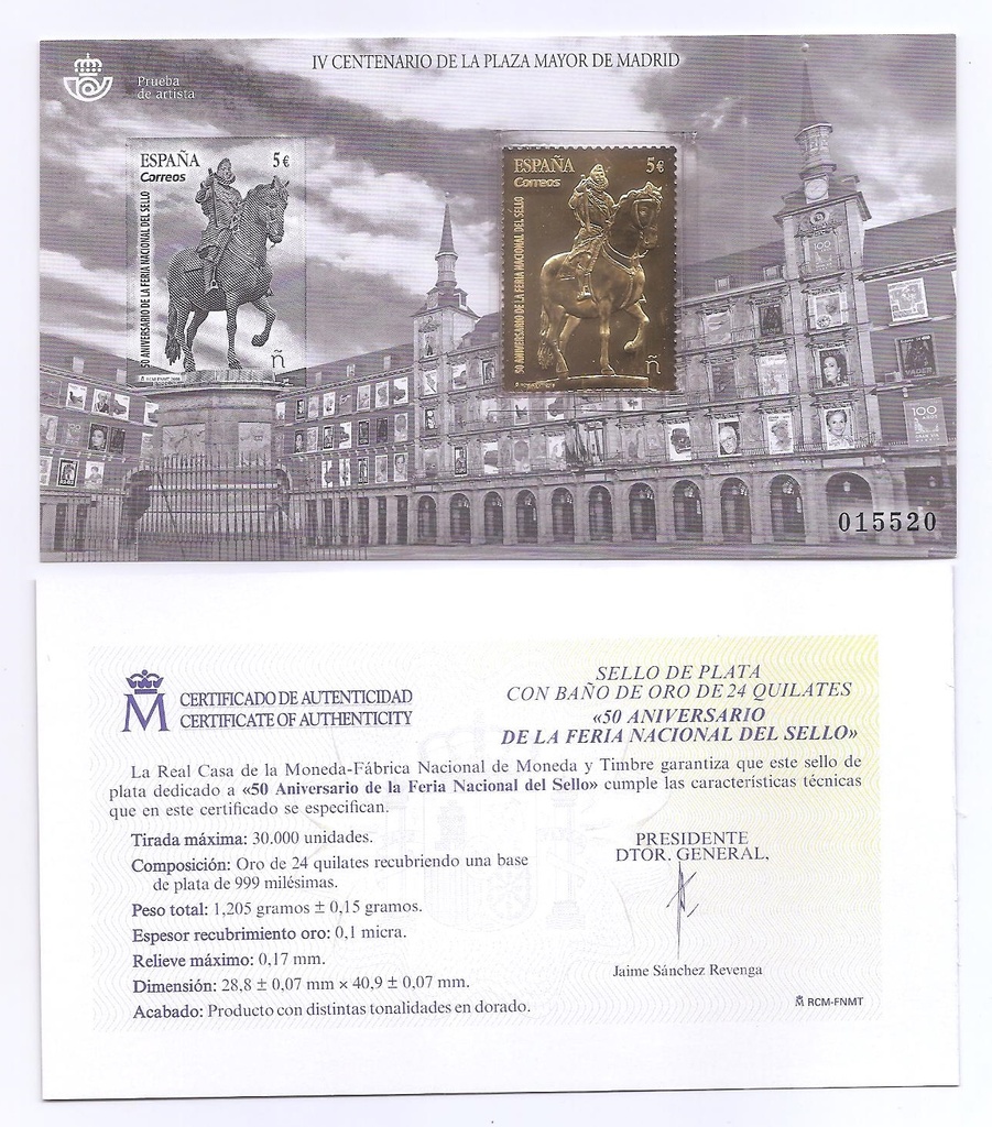 IV CENTENARIO DE LA PLAZA MAYOR 2018. PRUEBA Nº 137