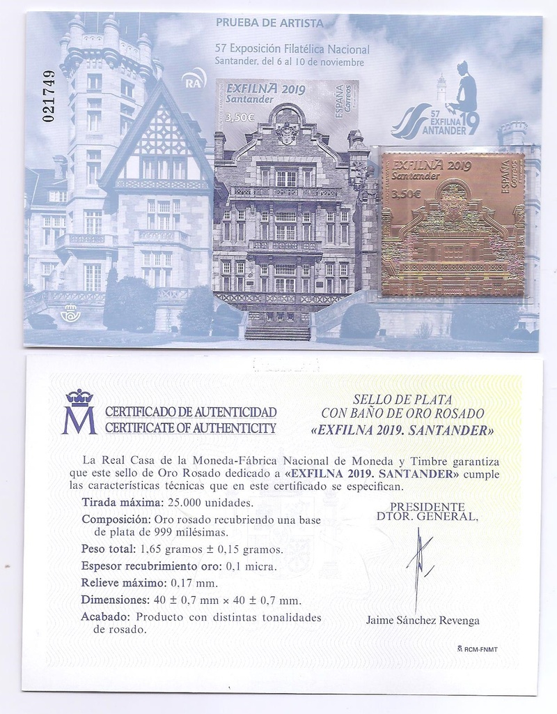 EXFILNA SEVILLA 2018 . PRUEBA Nº 139