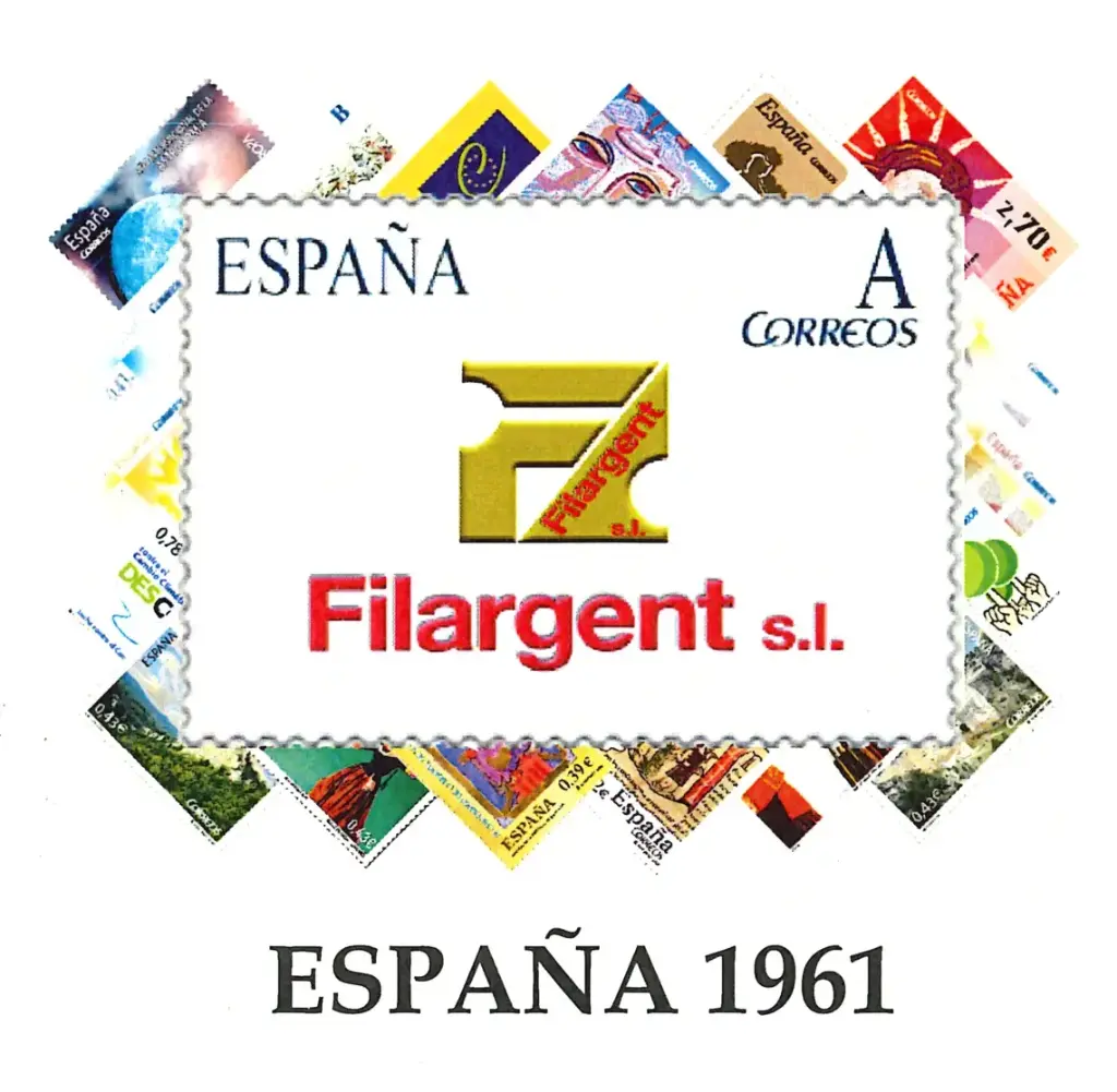 SUPLEMENTO ESPAÑA 1961 (montado en transparente o negro)