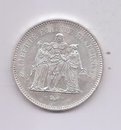 FRANCIA DEL AÑO 1974 DE 50 FRANCOS