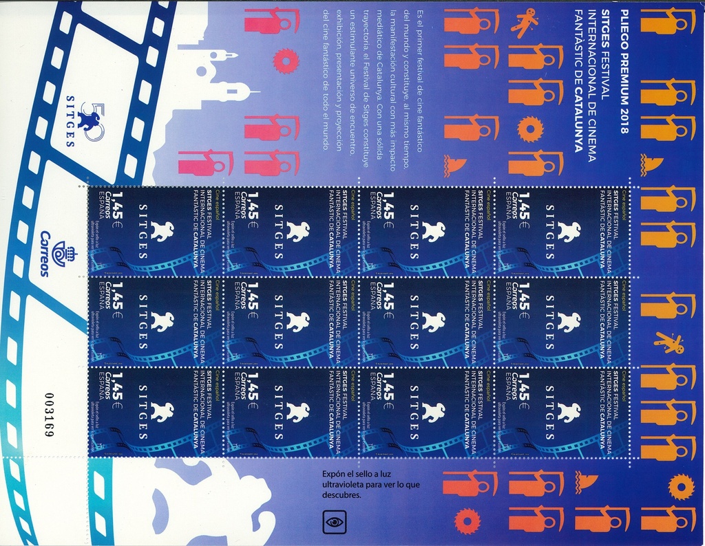 2018 Nº 68 CINE ESPAÑOL. SITGES. FESTIVAL INTERNACIONAL DE CINEMA FANÀSTIC DE CATALUNYA