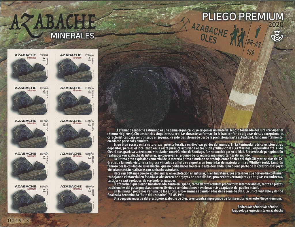 2020 Nº 91 MINERALES. AZABACHE