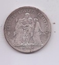FRANCIA DEL AÑO 1848 DE 5 FRANCOS