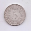 ALEMANIA DEL AÑO 1969 LETRA G DE 5 MARCOS