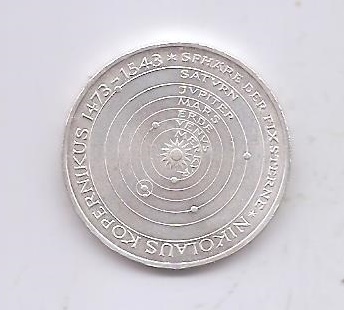 ALEMANIA FEDERAL DEL AÑO 1973 LETRA J DE 5 MARCOS