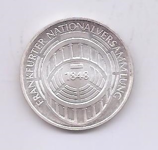 ALEMANIA FEDERAL DEL AÑO 1973 LETRA G DE 5 MARCOS