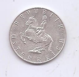 AUSTRIA DEL AÑO 1960 DE 5 SCHILLING