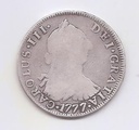 ESPAÑA CARLOS III DEL AÑO 1777 DE 4 REALES