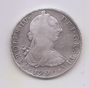 ESPAÑA CARLOS IV DEL AÑO 1790 DE 8 REALES