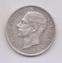 ALFONSO XII DEL AÑO 1882 *82 DE 5 PESETAS