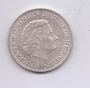 HOLANDA DEL AÑO 1966 DE 2 1/2 GULDEN