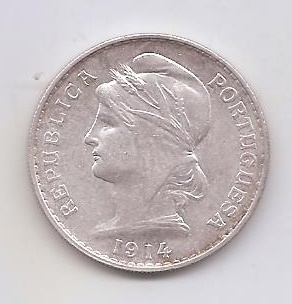 PORTUGAL DEL AÑO 1914 DE 50 CENTAVOS