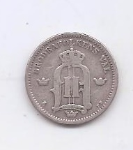 SUECIA DEL AÑO 1904 DE 25 ORE