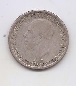 SUECIA DEL AÑO 1947 DE 1 KRONA TS