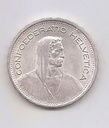 SUIZA DEL AÑO 1954 DE 5 FRANCOS