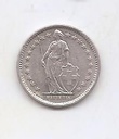 SUIZA DEL AÑO 1958 DE 1/2 FRANCO