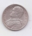 VATICANO DEL AÑO 1931 DE 5 LIRAS