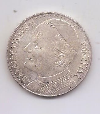 VATICANO DEL AÑO 2000. MEDALLA J. PABLO II VIRGEN PLATA