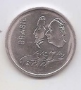 BRASIL DEL AÑO 1972 DE 1 CRUCEIRO