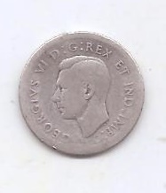 CANADA DEL AÑO 1940 DE 10 CENTIMOS