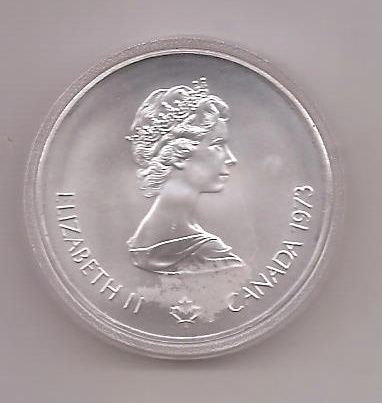 CANADA DEL AÑO 1973 DE 5 DOLARES