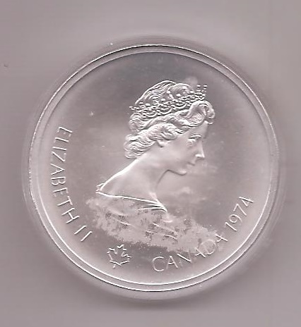 CANADA DEL AÑO 1974 DE 10 DOLARES