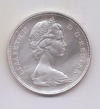 CANADA DEL AÑO 1966 DE 1 DOLAR