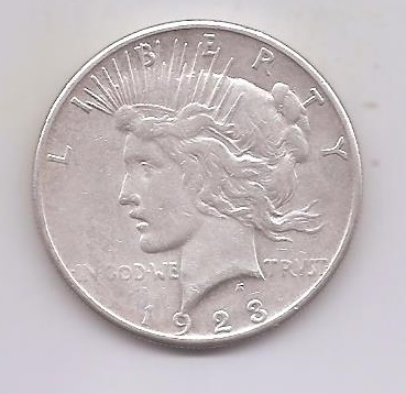 ESTADOS UNIDOS DEL AÑO 1923 DE 1 DOLAR