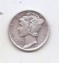 ESTADOS UNIDOS DEL AÑO 1941 DE 1 DIME