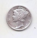 ESTADOS UNIDOS DEL AÑO 1944 DE 1 DIME