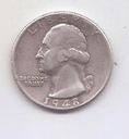 ESTADOS UNIDOS DEL AÑO 1948 DE 1/4 DOLAR