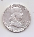 ESTADOS UNIDOS DEL AÑO 1961 DE 1/2 DOLAR