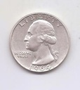 ESTADOS UNIDOS DEL AÑO 1964 DE 1/4 DOLAR