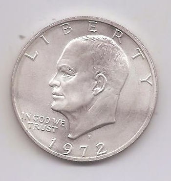 ESTADOS UNIDOS DEL AÑO 1972 DE 1 DOLAR