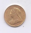 GRAN BRETAÑA DEL AÑO 1899 DE 1 LIBRA