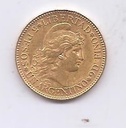 ARGENTINA DEL AÑO 1887 DE 5 PESOS