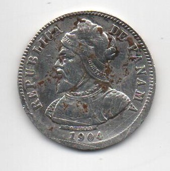 PANAMA DEL AÑO 1904 DE 10 CENTESIMOS