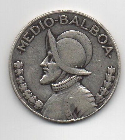 PANAMA DEL AÑO 1947 DE 1/2 BALBOA