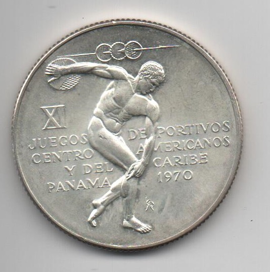 PANAMA DEL AÑO 1970 DE 5 BALBOAS