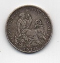 PERU DEL AÑO 1896 DE 1 DINERO