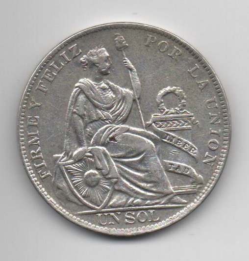 PERU DEL AÑO 1934 DE 1 SOL