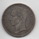 VENEZUELA DEL AÑO 1921 DE 5 BOLIVARES