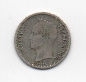 VENEZUELA DEL AÑO 1946 DE 25 CENTIMOS