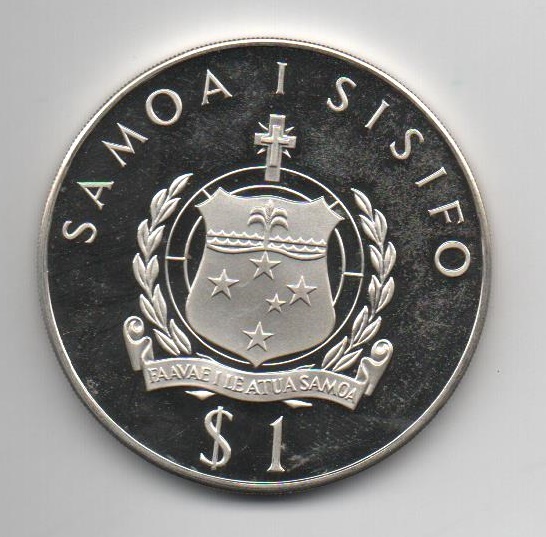 SAMOA DEL AÑO 1976 DE 1 DOLAR