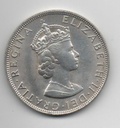 BERMUDA DEL AÑO 1964 DE 1 CROWN
