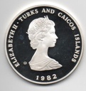 TURKS Y CAICOS DEL AÑO 1982 DE 10 CROWNS