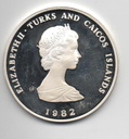 TURKS Y CAICOS DEL AÑO 1982 DE 10 CROWNS