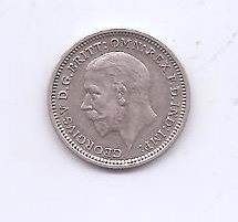 GRAN BRETAÑA DEL AÑO 1936 DE 3 PENIQUES