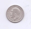 GRAN BRETAÑA DEL AÑO 1925 DE 6 PENIQUES